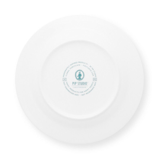 Prato de Jantar Scallop Azul - Flower Festival - Pip Studio