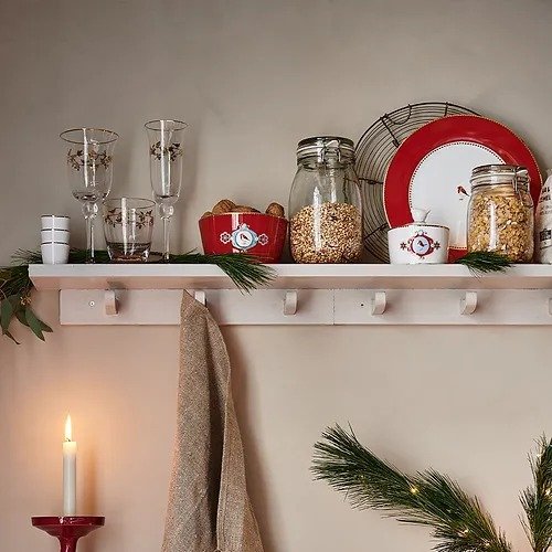Prato de Jantar Vermelho - Love Birds - Pip Studio