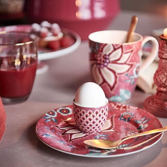 Prato de Pão Rosa - Flower Festival - Pip Studio