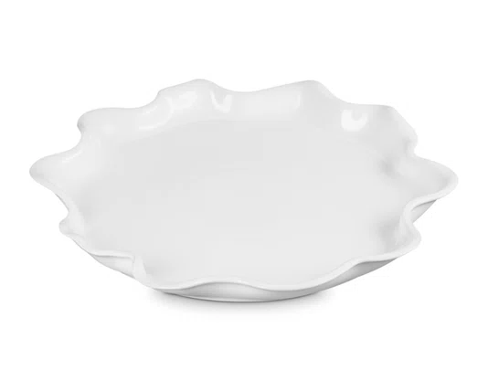Prato de Servir 36cm Ruffle Branco - Le Creuset