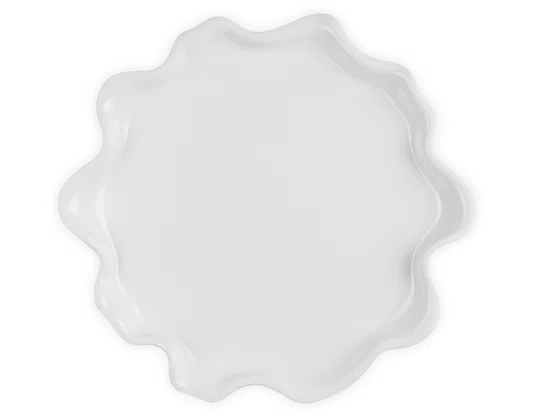 Prato de Servir 36cm Ruffle Branco - Le Creuset