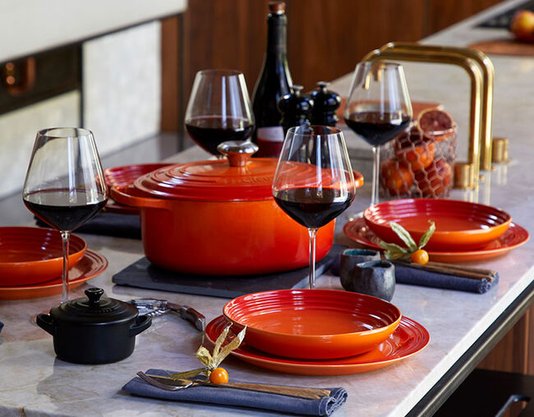 Prato de Sobremesa 22cm Laranja - Le Creuset