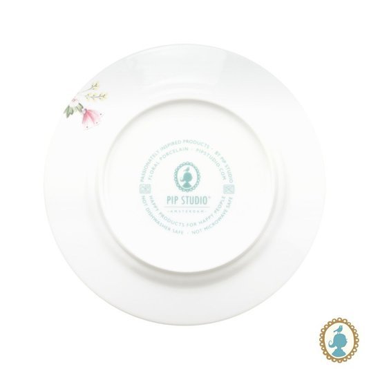 Prato de Sobremesa Blushing Birds Vermelho - Pip Studio