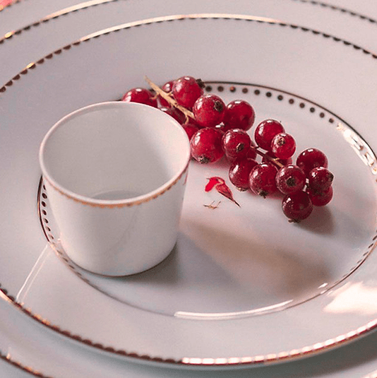 Prato de Sobremesa Branco Love Birds - Pip Studio