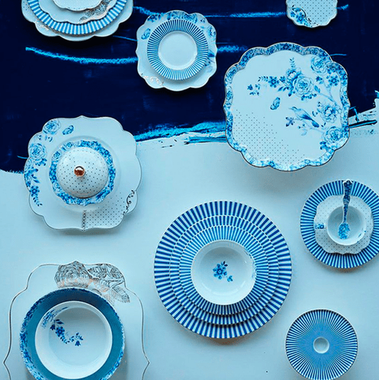 Prato de Sobremesa Flowers Royal White - Pip Studio