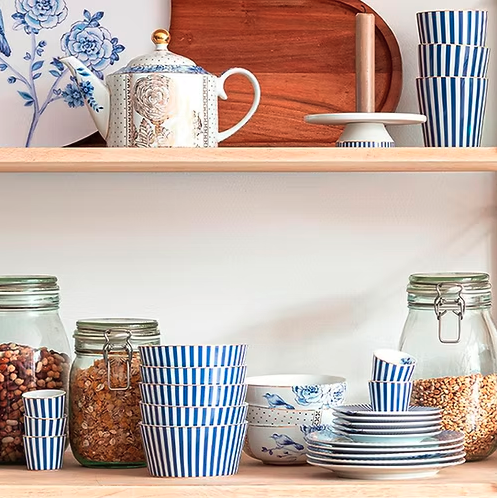 Prato de Sobremesa Flowers Royal White - Pip Studio