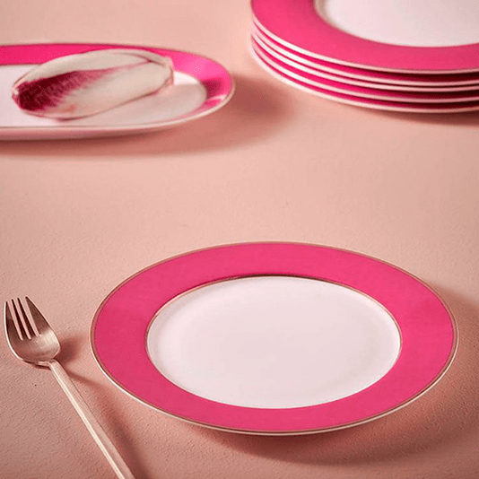 Prato de Sobremesa Rosa Chique 23cm - Pip Studio
