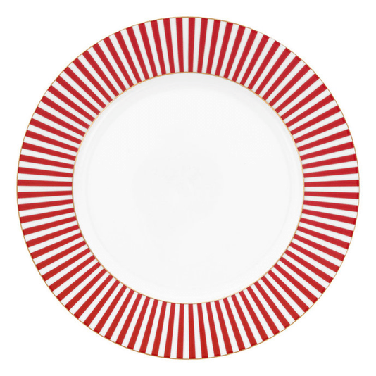 Prato de Sobremesa Stripes Rosa 21cm - Pip Studio