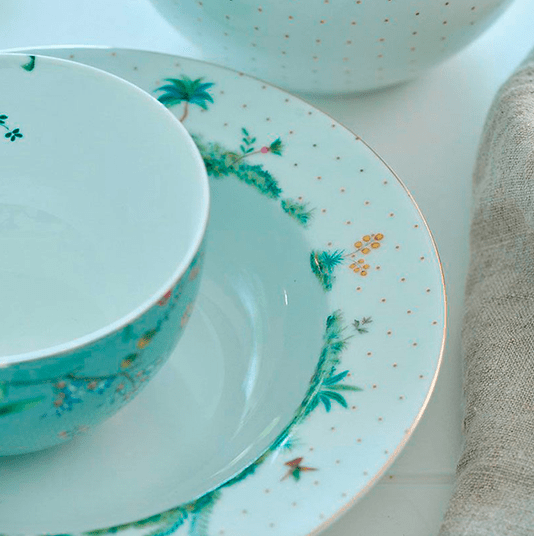 Prato de Sopa Dots Branco - Jolie - Pip Studio