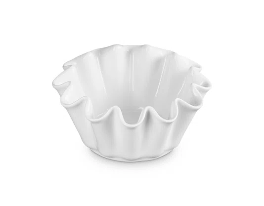 Prato Fundo 21cm Ruffle Branco - Le Creuset