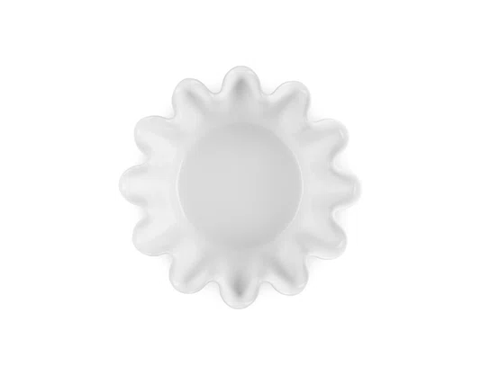 Prato Fundo 21cm Ruffle Branco - Le Creuset