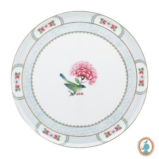 Prato para Bolo Branco Blushing Birds - Pip Studio