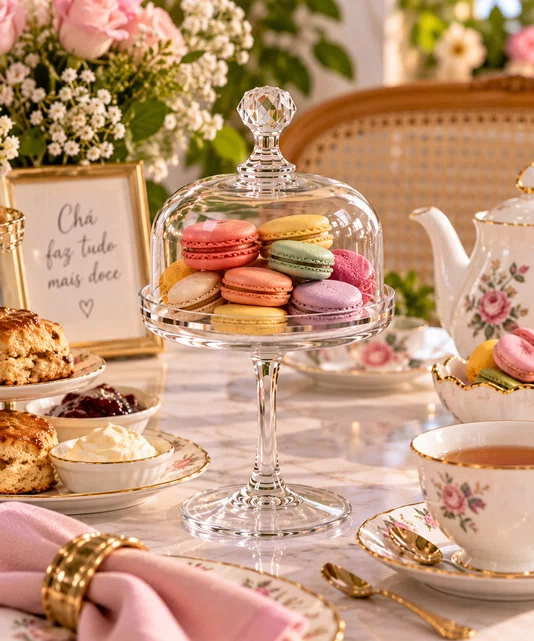 Prato para Doces Patisserie em Cristal - L´hermitage