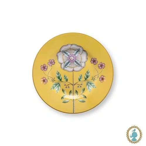 Prato Petit Four Lily & Lotus Amarelo - Pip Studio