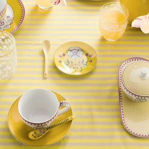 Prato Petit Four Lily & Lotus Amarelo - Pip Studio