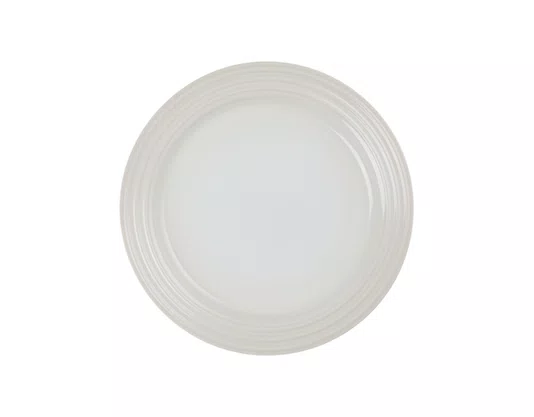 Prato Raso Sobremesa 17cm Vancouver Meringue - Le Creuset