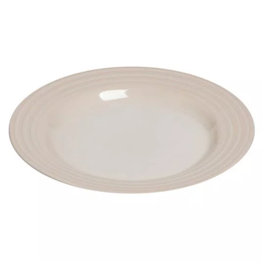 Prato Raso Sobremesa 17cm Vancouver Meringue - Le Creuset