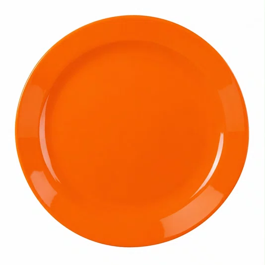 Prato Raso Mix And Match em Porcelana Laranja - L´hermitage