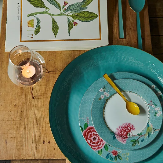 Prato Sobremesa Azul Blushing Birds - Pip Studio
