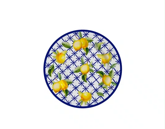 Prato Sobremesa Limone 6 Pçs - Alleanza