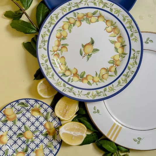 Prato Sobremesa Limone 6 Pçs - Alleanza