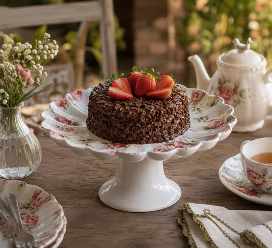 Prato Torta C Pe Vo Dulce