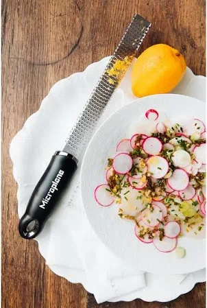 Ralador em Aço Inox Classic Zester Preto - Microplane