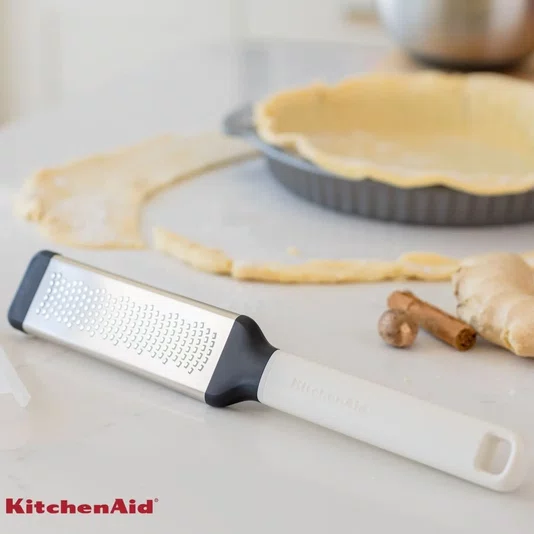 Ralador Zester Fino Inox Queijo Legumes Branco - Kitchenaid
