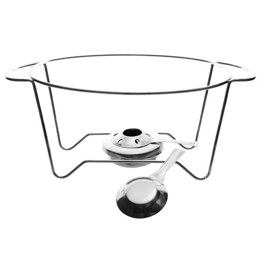 Rechaud Oval Em Porcelana Com Queimador 2,3L - Dynasty