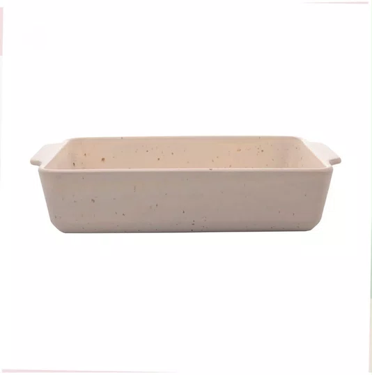 Refratario de Ceramica Mist Branco Matte 29cm X 17cm X 7cm