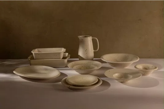 Refratario de Ceramica Mist Branco Matte 29cm X 17cm X 7cm