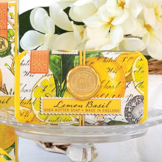Sabonete Barra Lemon Basil 260g - Michel Design