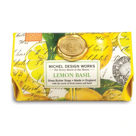 Sabonete Barra Lemon Basil 260g - Michel Design