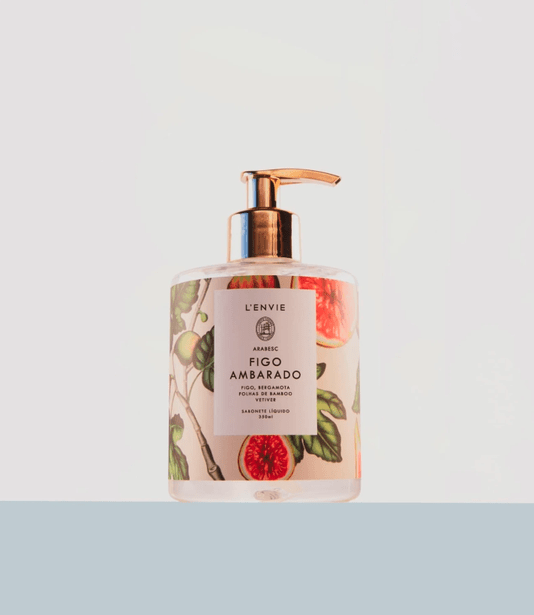 Sabonete Liquido Figo Ambarado 350ml - Lenvie