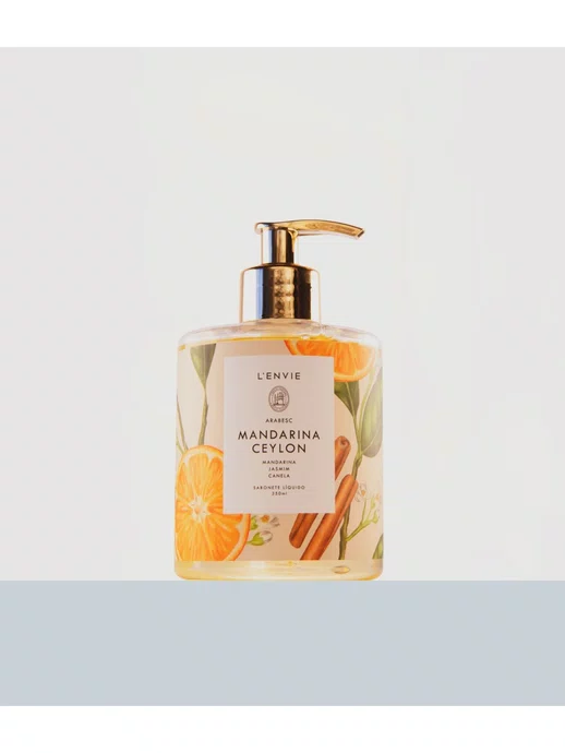 Sabonete Liquido Mandarina Ceylon Arabesc 350ml - Lenvie