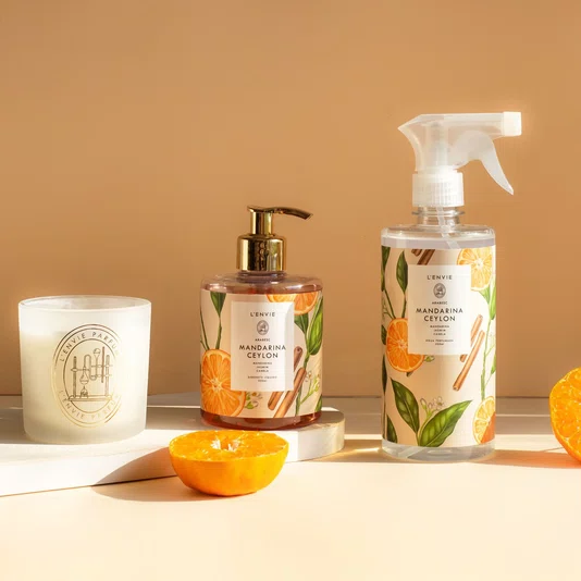 Sabonete Liquido Mandarina Ceylon Arabesc 350ml - Lenvie