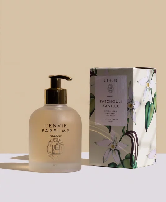 Sabonete Liquido Patchouli Vanilla Arabesc 200ml - Lenvie