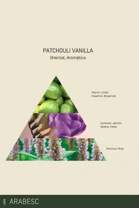 Sabonete Líquido Patchouli Vanilla Arabesc 200ml - Lenvie