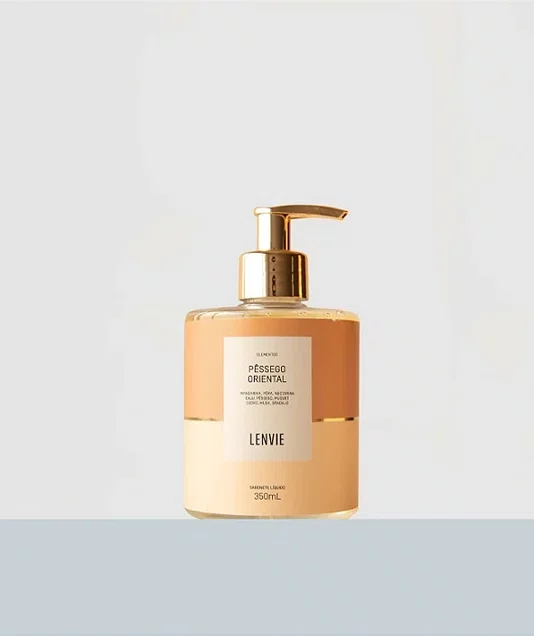 Sabonete Liquido Pessego Oriental 350ml - Lenvie