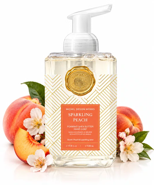 Sabonete Líquido Sparkling Peach - Michel Design