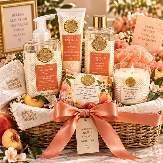 Sabonete Líquido Sparkling Peach - Michel Design