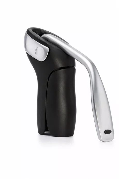 Saca Rolhas Vertical 3 Peças em Inox Oxo Preto