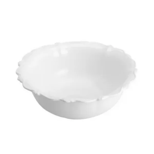 Saladeira Fancy Porcelana Branco 25cm