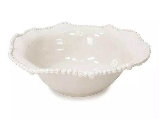 Saladeira Melamina com Borda em Relevo Fendi 34 Cm - In casa