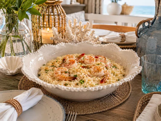 Saladeira Melamina com Borda em Relevo Fendi 34 Cm - In casa