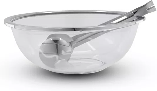 Saladeira Milan Inox 4 Litros com Pegador - Riva