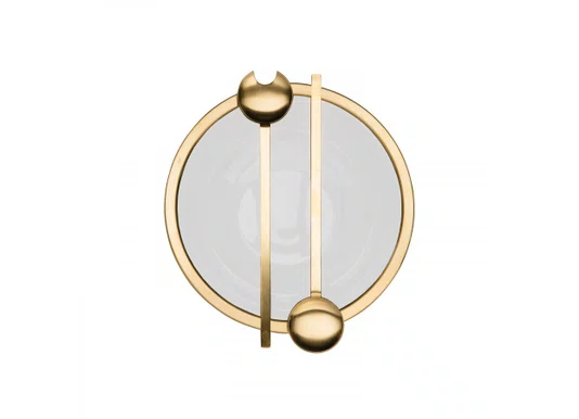Saladeira Milan Jateada com Par de Talheres Gold - Riva
