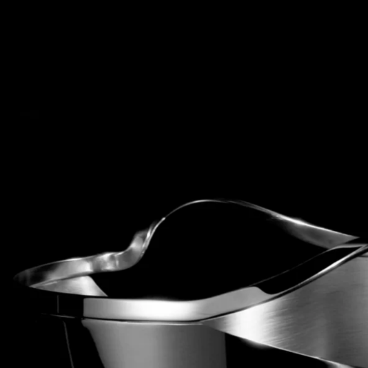 Saladeira Ritz 25cm Inox com Par de Talheres - Riva