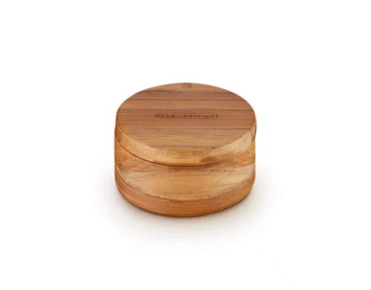 Saleiro Redondo 160ml Madeira Teca - Le Creuset