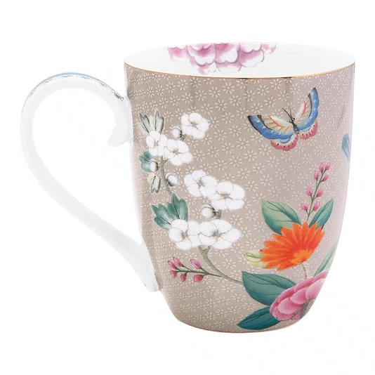 Set/2 Caneca Extra Grande Caqui Blushing Birds - Pip Studio